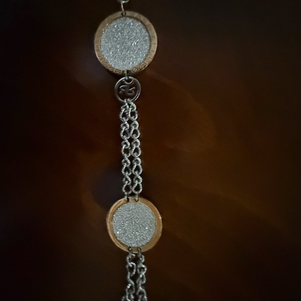 Vintage-Inspired Silver and Gold Medallion Necklace
